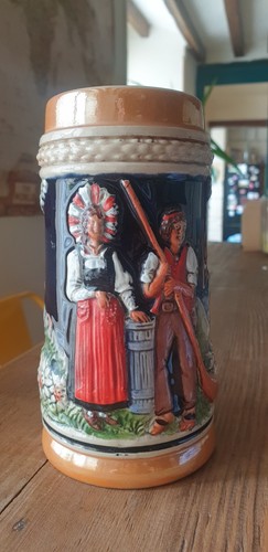 Ancienne chope bière - chope, à