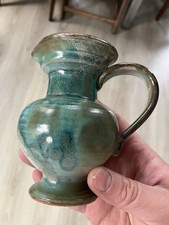 Joli Petit Pichet en Grés Céramique signé Jean MARAIS Couleur Vert