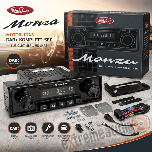 Retrosound rsd monza 1dab kit - rsd-monza-1dab,