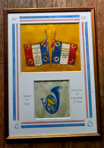 Cadre souvenir militaire