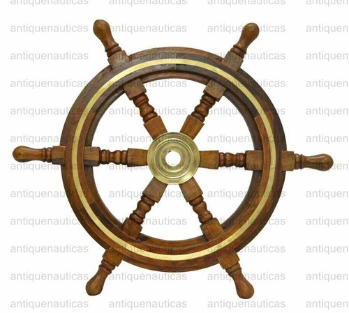 Ancien volant bateau bois - volant,