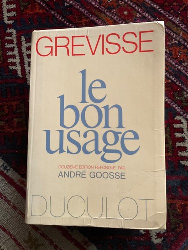 Grevisse bon usage - le, 12