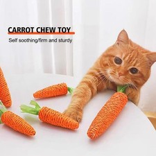 +Cat Toy Sound Carrot Cuddle Cat Stick Since Fun Fun Stick Antibite Z6C2