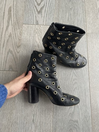 Isabel marant black leather - isabel,
