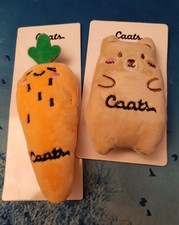 Lot de 2 jouets peluches pour chats