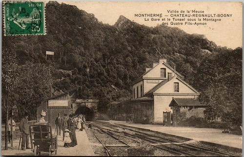 Montherme vue de la - de, gare