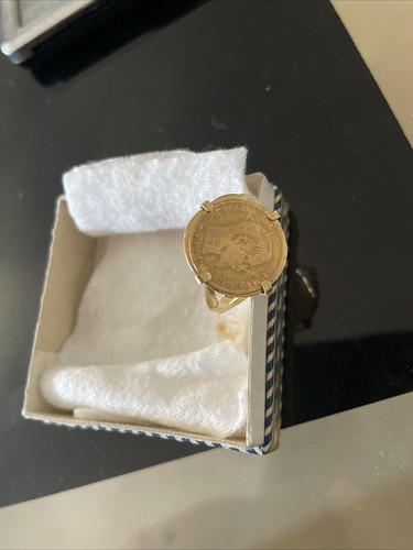 Bague avec pièce francs - bague, 5
