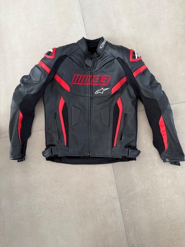 Blouson cuir moto marquez - cuir,