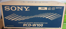PLATINE SONY MODELE  RCD-W100 -Lecteur- Graveurs DVD  ,lecteur CD - ENREGISTREUR