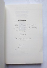 Eric Marty Sacrifice Avec un envoi autographe signé 1992 Seuil