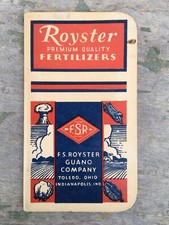 1943 ROYSTER Pocket Note Book