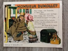 CHROMO SIGNE GERBAULT RICQLES & CIE CHANSON MONSIEUR DUMOLLET - 66464
