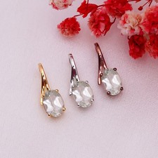 Pendentif En Améthyste Verte En Argent Sterling 925 Sans Chaîne