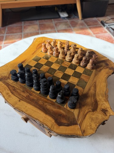 Jeu échec bois - d'échec,