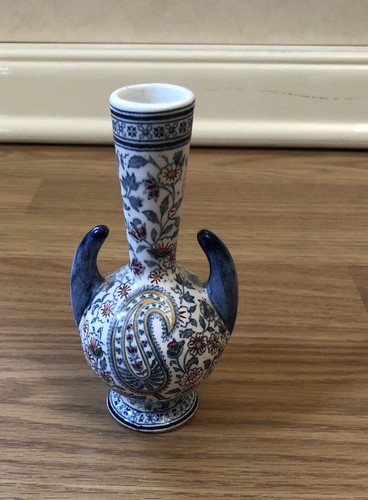Vase souffle faïence gien - faïence,