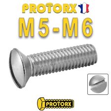 VIS TÊTE FRAISÉE BOMBÉE FENDUE M5 à M6 | ACIER INOX A2 - TFBS DIN964 (5 à 50pcs)