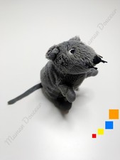 Peluche/Doudou Petit Modèle Rat/Souris Gris Anthracite Nez Noir 12cm IKEA Gosig