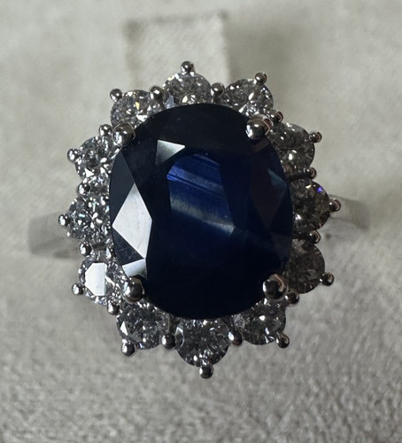 Bague blanc 18kt avec - blanc,
