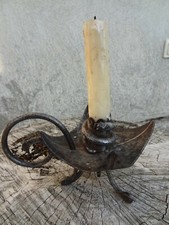 ancien bougeoir rat de cave en