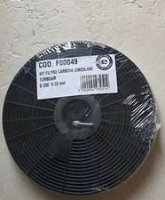 FILTRE CHARBON ROND HOTTE