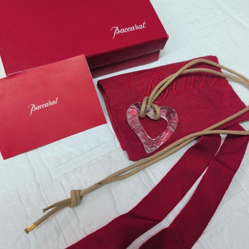 Collier baccarat coeur ouvert - collier,
