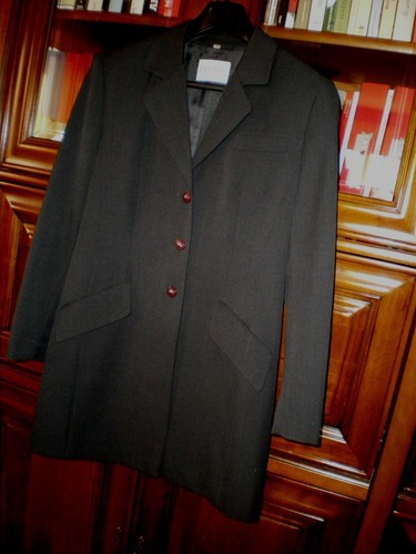 Veste longue noire - -,