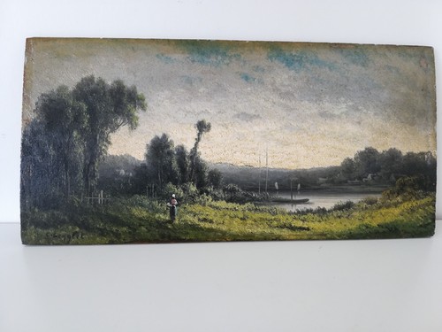 Huile sur panneau - huile, charles