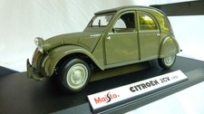 Véhicule  Citroën 2CV au 1/18 Maisto neuf en boite d'Origine