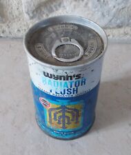 Vintage WYNN'S Radiator Flush Belgium antique old vtg white blue NOS