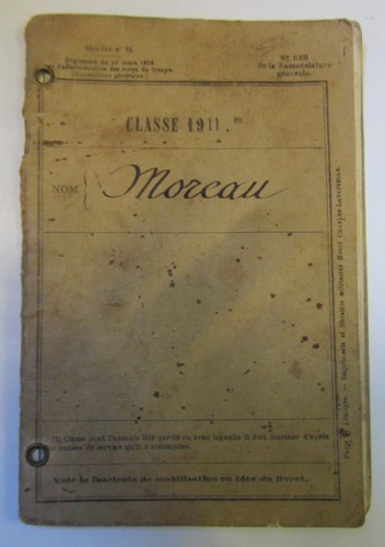 Livret militaire poilu - militaire, du