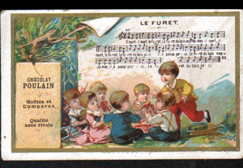 Image chromo chocolat poulain - chromo,