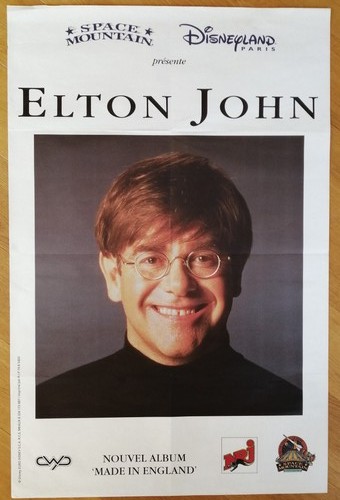 Elton john affiche concert - elton,