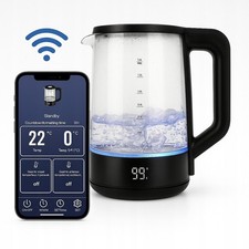 Bouilloire intelligente Smart WiFi en verre 1.8L bouilloire électrique LED