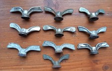 10 Anciens Papillons Ecrous