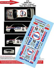 DECALS 1/43 REF 0379 BMW M3