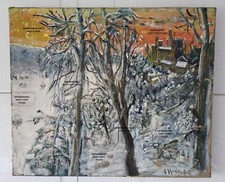 Huile / toile Beynac sous la