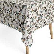 Jacquard Nappe Recouvert Coton Protection de Taches PESCADO Poissons Maritime