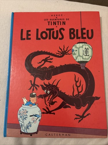 Livre tintin lotus bleu - livre,