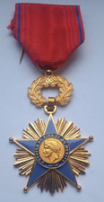 STAR OF GOOD AND MERIT FRENCH NGO ASSOCIATION HONOR MEDAL