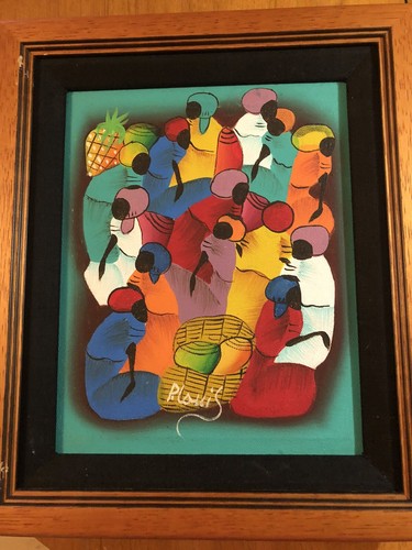 Naïf art style haitian women - naïf,