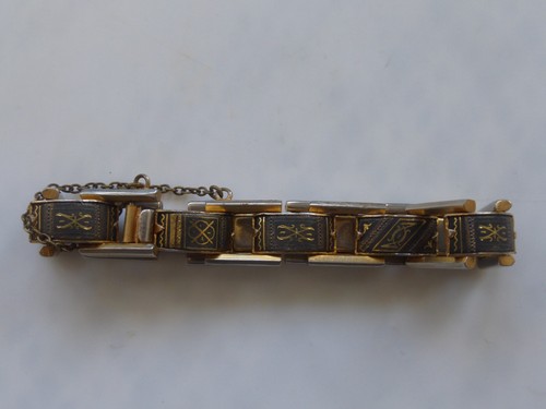 Bracelet métal doré dit - métal,