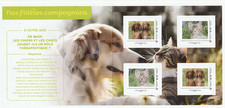 France 2024 collector Nos fidèles compagnons chiens et chats  Neuf** non plié