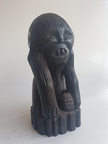 Sculpture singe bois - sculpture,