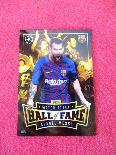 Messi hall fame match attax - of,