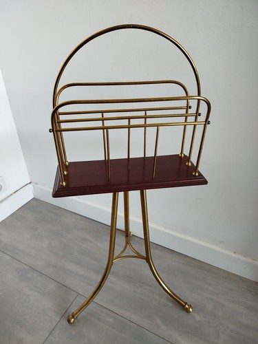 Porte revue pivotant - bois, et