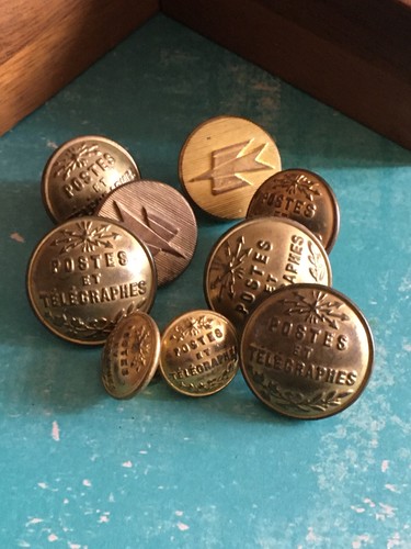 Anciens boutons poste - 9x,