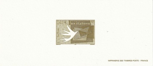 Gravure epreuve timbre - epreuve, poste