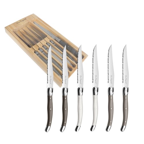 Tradition couteaux steak acier - couteaux,