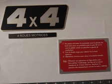 plaques SINPAR pour Renault 4L R4 F4 F6