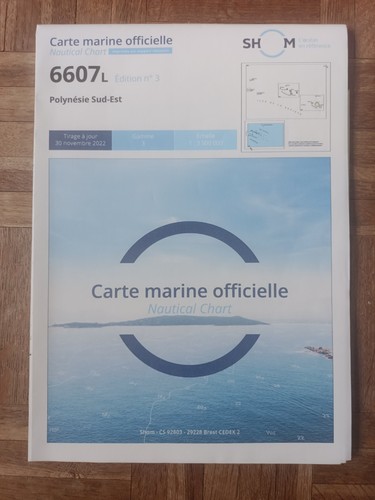 Carte marine officielle - , shom